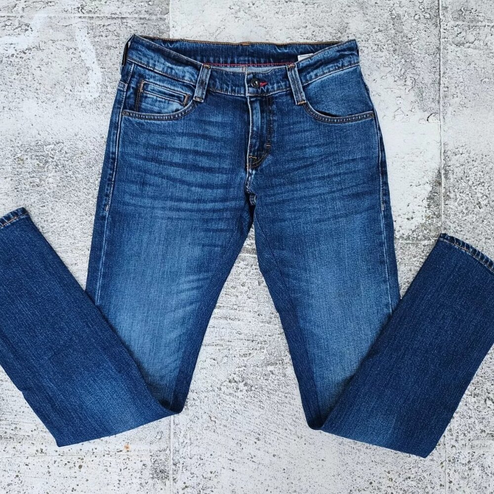 Mustang Men Jeans Blue Denim Jeans Slim Fit Skinny Jeans Size 30X32